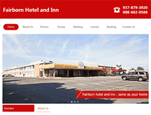 Tablet Screenshot of fairborn-hotel.com